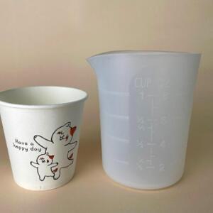 실리콘 비커 250ml 2개 공예 과학실 실험용 비이커