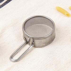 소형 손잡이 가루 채망 슈가파우더 시나몬 거름 채반