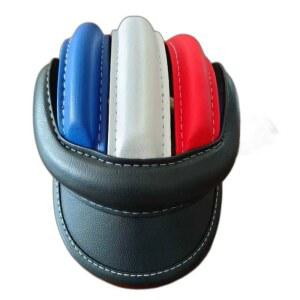 가죽 반모 헬멧 자외선 하이바 베레모 시원한 파 개성있는 여자 화이트 비틀