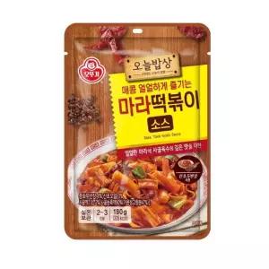 오뚜기 오늘밥상 마라떡볶이소스 180g 3개 맛내기 만능소스 신의한수