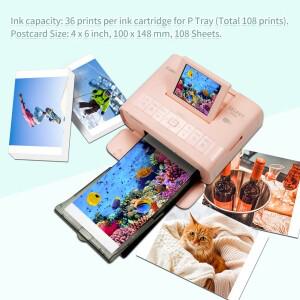 호환 KP-108IN 호환 캐논 Selphy 잉크 카세트 인화지 CP1500 포토 프린터