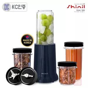 국산 만능 다용도 미니믹서기 다기능 소형 다지기 분쇄기 믹서기 커터 컵4개 날2개 21NV