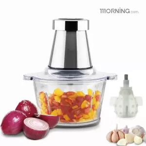 대웅 만능 멀티 전동 다지기 2L 대용량 커터기 쵸퍼 마늘 박피기 양념 분쇄기 야채 마늘 고기 FV30J