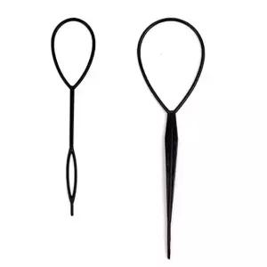 스타일링 헤어 고정기 세트 똥머리 연출 플라스틱 2p (WFKBRSK)