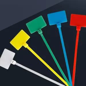 컬러 라벨 케이블타이 100p 메모 배선 전선 SW18001