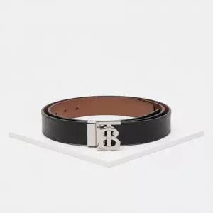 [버버리]생산 Reversible Leather TB Belt 8043247 리버시블 레더 벨트 818818