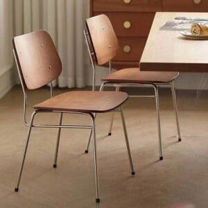 다이닝 의자 빈티지 책상의자 알바 노랑 유럽 45 5cm 안락 덴 라운드 MOLLY