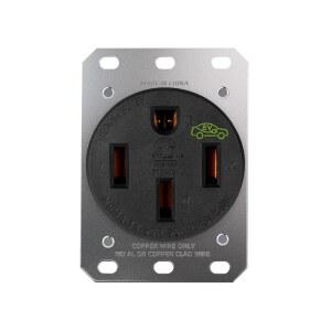 LENZ 헤비 듀티 250V, 전기차 위한 및 충전을 충전기 리셉터클 내열 RV 준수, 준비 EV 50암페어, 등급, UL 14-50R 플러그인 산업용 완료, NEMA 콘센트, 설계