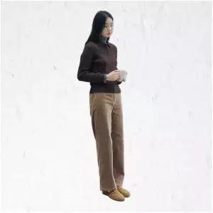 폴햄 여성 코듀로이 세미와이드 팬츠 PHF4PP2093A 368239