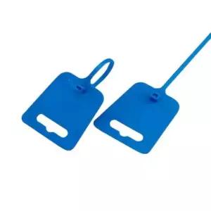 타이 파랑 케이블 50P 네임택 215mm