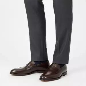 CROCKETT  AMP  JONES SYDNEY - DARK BROWN BURNISHED CALF  25351A-B02L1)  시드니)