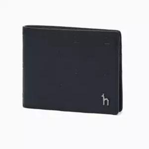 (쇼핑백동봉) 네이비 음각패턴 소가죽 머니클립 HJWA6E563N3