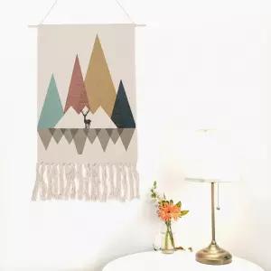 월데코 북유럽 패브릭 포스터 D-08/대형 디자인 거실 방 벽 꾸미기 벽걸이 페브릭 가림막