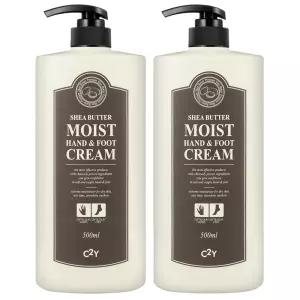 C2Y 쉐어버터 핸드&풋 크림 시어버터 대용량 500ml 2개