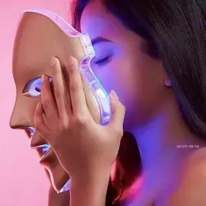 레버딜 얼굴 마스크기계 목 컬러 화이트