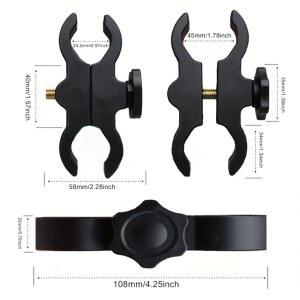 망원경 스코프 J형 블랙 등산 8배 천 광학배율 4안 프레 훈련 장비