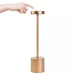 미드나인 무선 터치 테이블 스탠드 LED 무드등 골드