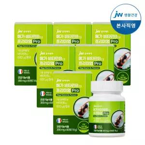 JW중외제약 메가비타민B12 프리미엄 Pro 60정 6개