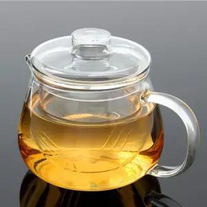 내열 유리 차 주전자 400ml 티포트 티팟 보온 안정성 티포트 차주전자