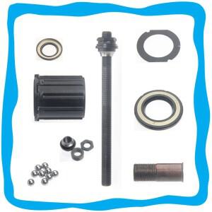 DEORE FH-M595 M6000 M615 리어 허브 핸드 락 너트 유닛 프리휠 바디 씰 링 스틸 볼 액세서리