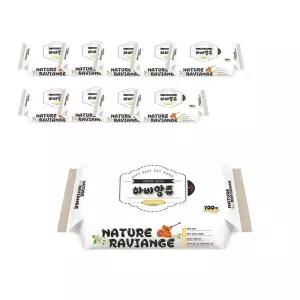 엠보싱 물티슈 네이처티슈 100매 10개 엠보싱물티슈 1회용물티슈 일회용