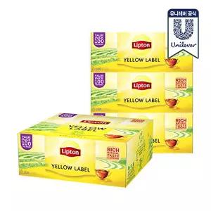 [립톤]립톤 옐로우라벨 티백 100개입 x 4개