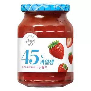 복음자리 45도 과일잼 딸기 350g 1개 티타임 카페 빵 브런치 아이스티 외식