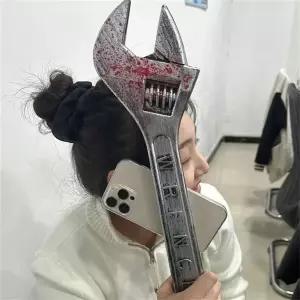 웃긴 아이폰케이스 몽키 렌치 킹받는 노가다 폰케이스