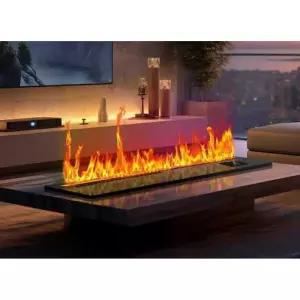 수증기 벽난로 화염 거실 불꽃 난로 인테리어 불멍 가짜 실내 스테인리스