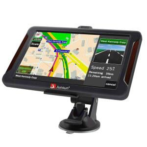 차량용 GPS 네비게이션 7인치 차량 8G 메모리 휴대용 트럭 네비게이터 HD 터치 스크린 북미 평생 지도 업데이트 2025년 최신 미국, 캐나다, 멕시코 포함