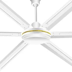 대형 80인치 천장 선풍기 검정 2m 실링팬 공장 제어 벽 창고 순환 서큘레이터