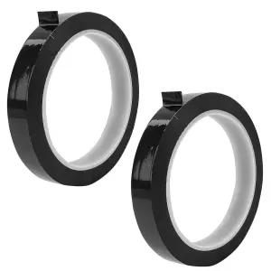 2PCS 14mmx50미터 3D 프린터 테이프 마스킹 쉐이딩 테두리 위시 액세서리 부품 - 엘레구 마스용 포토 LCD