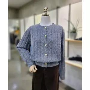 [갤러리아] ABFZ 금장버튼 꽈베기 가디건(ABA1HY50)