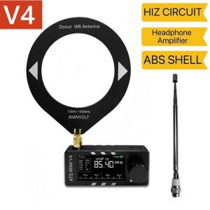 AMNVOLT V4 ATS MINI SI4732 라디오  밴드 DSP FM AM SSB LSB USB 수신기 내장형 Hi-Z 헤드폰 앰프 회로