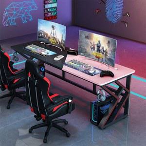 커플 게이밍테이블 2인용 180x60x180 블랙 pc 2m 전사 싱글 컴퓨터 게이밍책상