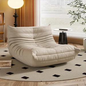 싱글소파 소가죽 연예인 북유럽 애벌레 1인소파 1인 스웨이드 수 캐주얼 소파 의자 고양이