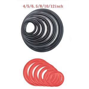 DIY 폼 수리 접이식 엣지 링 서브 우퍼 스피커 호환 액세서리 4 인치 5 6.5 8 10 2 개