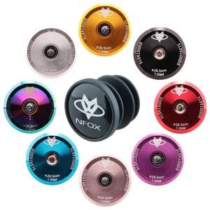 도로 산악 자전거 핸들 바 캡 커버 엔드 플매트 카펫 러그 팽창 알루미늄 합금 잠금 한 쌍 Mtb 액세서리