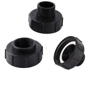 IBC 커넥터 BSP 파인 스레드 드레인 어댑터 탱크 토트 파이프 호스 정원 물 연결 S100  S60