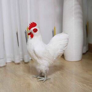 모형 인형 수탉 정원 가드닝 긴꼬리닭 전시 꼬꼬 닭인형 펜션 철제