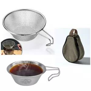 스텐 시에라컵 채망 가방 3종 세트 1P 캠핑 휴대용 gDm1+4UTA