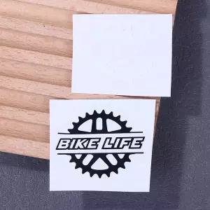 자전거 프레임 탑 튜브 장식용 헬멧 데칼 방수 바이크 오토바이 액세서리용 자전거 스티커 1개