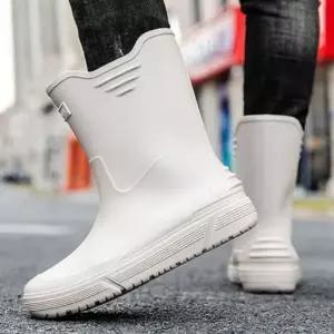 [골드스마일]남성 장화 발목 레인부츠 캠핑용 미들용 낚시용