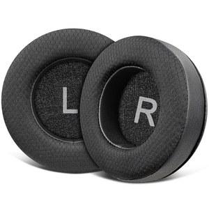 [미국배송] 소울윗 메시 패브릭 이어패드 교체용 AKG 프로 오디오 K52 K72 K92 K220 K240 K241 K272 K340 K550 K551 K553 S MKII MK2 소음 차단 폼이 있는 쿠션 - 블랙