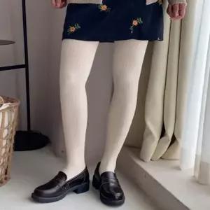 유발 데일리 여성스타킹 니트 보온 꽈배기 페이크삭스 타이즈 양말 스타킹 수족냉증 겨울 레그워머