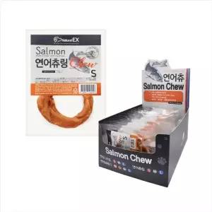 네츄럴EX 연어츄링S 20개입 1박스 반려동물 올바른 먹거리 수제간식 강아지 애견