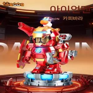 제이베니-2143 뉴언맨 카피바라 변신 3D 프린팅 피규어 마그네틱 타이드 장식품 돌고래 쇼티 토이 인형