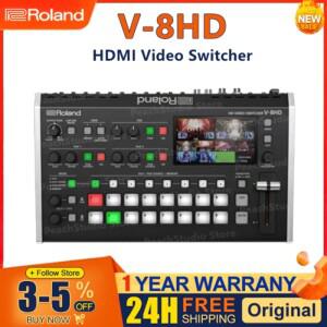 Roland V-8HD HDMI 비디오 스위처 라이브 스트리밍용 8 x 입력 3 1080 p60 해상도 채널 지지대