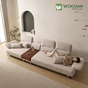 [리뷰이벤트]우아미가구 사만다 4인용 로터스 패브릭 스윙 소파+홈바