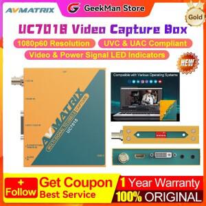 matrix UC7018 비디오 캡처 박스 멀티 신호를 USB3.0으로 변환 비압축 SDI/HDMI-/DVI-I/VGA/CVBS/S-VIDEO/Y